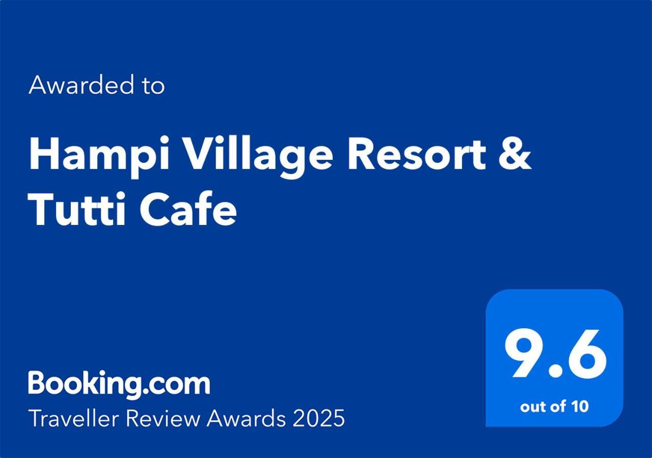 Hampi Village Resort & Tutti Cafe Kültér fotó